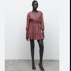 ZARA POLKA DOT DRESS BRAND NEW WITH TAGS SMALL
